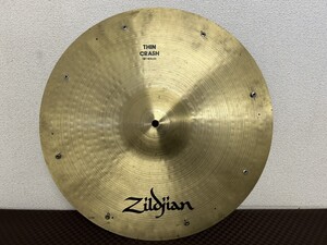 A3　Zildjian　ジルジャン　シンバル　THIN CRASH　18/45㎝　ドラム　ヴィンテージ　現状品