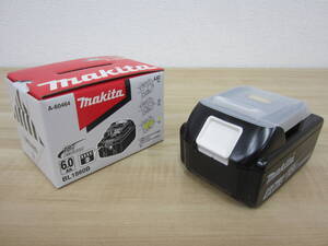 ⑥未使用 makita マキタ リチウムイオンバッテリ 18V 6.0Ah BL1860B 雪マーク付 バッテリー 激安1円スタート