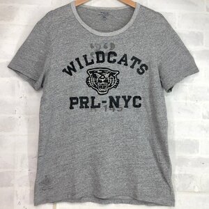 POLO RALPH LAUREN ラルフローレン WILDCATS タイガー 半袖 Tシャツ SIZE: M 霜降りグレー MH632024080706