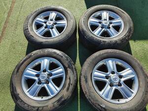 【中古】TOYOTA/トヨタ/純正/ランドクルーザー/ランクル/100/シグナス/18×8J/PCD150/オフセット+60/5H/アルミホイール/4本セット