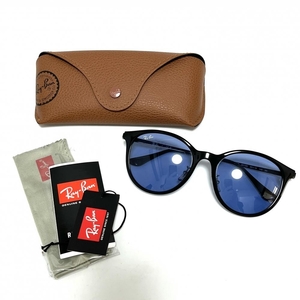 【Ray Ban】レイバン WASHED LENSES サングラス RB4334D　ケース レンズ：ブルー フレーム：ブラック