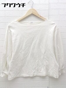 ◇ BEAUTY&YOUTH UNITED ARROWS ショート丈 七分袖 カットソー アイボリー系 レディース