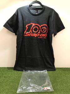 【未使用品】Snap-on(スナップオン) 100周年Tシャツ 黒[M]　ITKWL78FI854