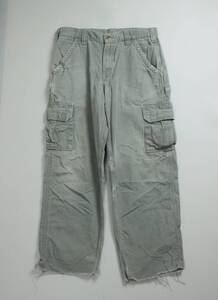 X855/CARHARTT/カーハート/ペインターパンツ/カーゴパンツ/distressed jeans/メンズ/W33サイズ/カーキ/オリーブ/