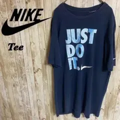 【C61】NIKEナイキビッグロゴデザインTee ネイビー