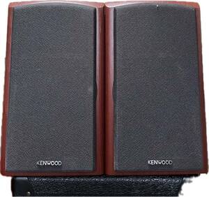 KENWOOD ケンウッド LS-K731-M スピーカー 2個セット　見た目難あり（穴）