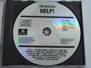 全面銀圏蒸着盤【W.Germany盤】THE BEATLES / HELP! CDP 7 46439 2 2897 023 01 # AJ MADE IN W.GERMANY BY PDO