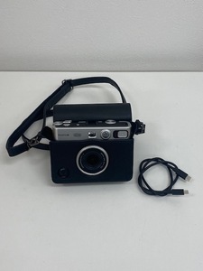 【美品/動作確認済み】FUJI FILM/フジフイルム チェキ instax mini EVO ブラック インスタントカメラ　ケース付き