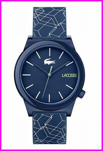 【ラコステ Lacoste 】MOTION クオーツユニセックス　ブルー ラバー 　2010957　 時計