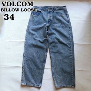 VOLCOM BILLOW LOOSE　ボルコム　デニム　ルーズ　ジーンズ　メンズ34　97㎝　XL相当　大きいサイズ　241209-10