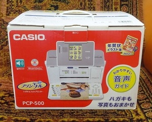 901▽CASIO/カシオ プリン写ル ハガキ＆フォトプリンター PCP-500 未使用/一部付属品欠品