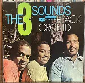 送料込み貴重な米BlueNotoのMONO盤org/ Blue Note BLP 4155/BLACK ORCHID・THE THREE SOUNDS/ New Yorkラベル耳マーク有り厚めの盤約170g