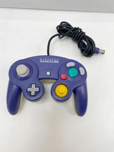 E2-5108 ゲームキューブ コントローラー バイオレット 動作品 状態良好 DOL-003 GAMECUBE ニンテンドー 任天堂 純正