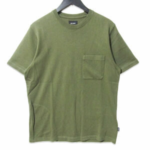 BEAMS ビームス 半袖Tシャツ 11-04-1312-458 ヘビーウエイト ポケット Tシャツ 24SS オリーブ S 27107617