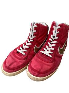 ●●vintage NIKE ナイキ バンダル 305607 671 9.5/27.5 赤x金●●