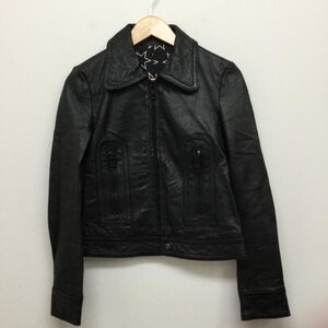 マウジー MOUSSY 0103A630-5310 羊革　ライダース　ラムレザー ジャケット、上着 ジャケット、上着 1 黒 / ブラック 無地