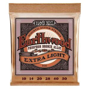 ERNIE BALL Earthwood 2150 Extra Light Phosphor Bronze 10-50 アコースティック弦〈アーニーボール〉