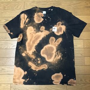 adidas originals BLEACHED SHORT SLEEVE T-SHIRTS size-2XO(着丈70身幅54) 中古 送料無料 NCNR