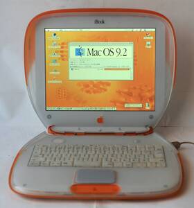 iBook G3 Shell 300MHz 128MB/6GB/CD　バッテリーちょい生　タンジェリン　美　　　