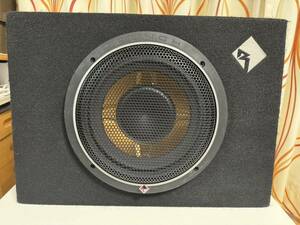 ロックフォード パンチシリーズ BOX付 25cm サブウーハー 薄型 P3S-1X10 ROCKFORD FOSGATE PUNCH ウーファー 