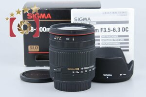 【中古】SIGMA シグマ 18-200mm f/3.5-6.3 DC キヤノン用 元箱付き