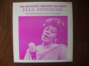 LP☆　Ella Fitzgerald With Skitch Henderson And His Orchestra　エラ・フィッツジェラルド　☆