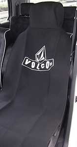 期間数量限定特価!!Japan正規新品 VOLCOM SEAT COVER / Black / ボルコム シートカバー ブラック / ２枚 / ＃1