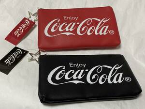 Coca-Cola コカ・コーラ ミニ ポーチ 2色 展示未使用品