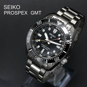【極美品】【コアショップ専用モデル】SEIKO セイコー プロスペックス ダイバーズ GMT SBEJ011 　腕時計　メンズ　男性　A03834