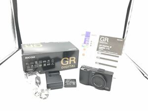 中古品 RICOH GR DIGITAL IV デジタルカメラ 通電確認済 ブラック　カメラ　箱付き　