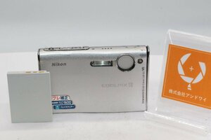 【実用品/動作品】NIKO ニコン COOLPIX S8 (バッテリー付）一部不具合有り#5984