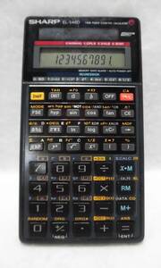 ★レトロ☆ZZZ★珍品「[送料430円] SHARP 関数電卓 EL-546D 動作品 SCIENTIFIC CALCULATOR シャープ」現状渡し