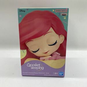 A0198 未使用品 DISNEY THE LITTLE MERMAID Qposket sleeping Ariel リトルマーメイド アリエル A フィギュア ディズニー 