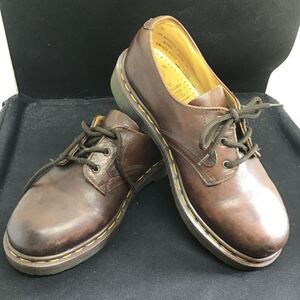 Dr Martens 革靴 プレーントゥ 茶　24cm程度　