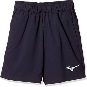 【KCM】Z-mizuno-196-130★展示品★【MIZUNO/ミズノ】ジュニア　サッカーウェア　ハーフパンツ　細身　P2MD0060　ネイビー　サイズ130