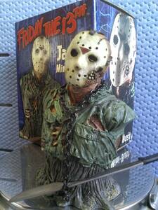 陶器製　NECA ジェイソン　FRIDAY THE 13 JASON mini-bust　スタチュー