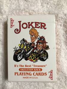 非売品☆B’Z☆稲葉浩志☆松本孝弘☆THE Best Treasure「PLAYING ＣＡＲＤＳ」☆新品未使用 