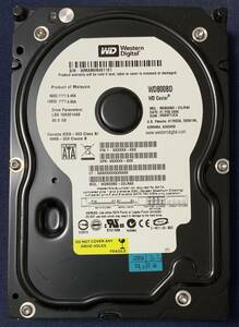 正常動作品 Western Digital WD 3.5インチHDD WD800BD SATA ウェスタンデジタル 80GB WD Caviar