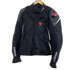 【美品】 DAINESE ダイネーゼ SUPER RIDER D-DRY ジャケット 50サイズ 黒色 ブラック系 13903-100