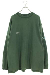 ヴェトモン VETEMENTS 23AW UE54LS140Z サイズ:S インサイドアウトシャークロゴプリント長袖カットソー 中古 OM10