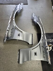 ＷＩＳＥＳＱＵＡＲＥ製　S１５シルビア　フロントワイドフェンダー左右　ワイルドスピード劇中車★装着品　オブジェにもどうぞ　