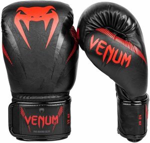 Venum ヴェヌム インパクト ボクシンググローブ Impact Boxing Gloves Black Red 8oz