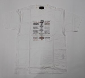 MCM エムシーエム 半袖 Tシャツ M ホワイト メンズ 【タ853】