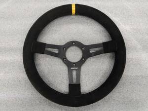 中古品 ABARTH & C アバルト 315mm ステアリングホイール