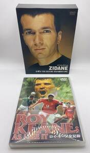 『9539』 良品 DVD ジダン THE HISTORY 栄光の足跡/ロイ・キーン 全記録 / ROY KEANE; AS I SEE IT　２セット　サッカー