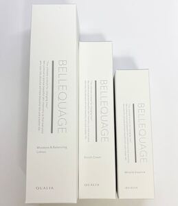 ベルクアージュ モイスチャー＆バランシング ローション 120ml エッセンス 30ml エンリッチクリーム 45g QUALIA クオリア