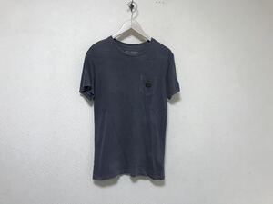 本物デニムアンドサプライDENIM&SUPPLYラルフローレンコットン半袖TシャツメンズサーフアメカジミリタリーXSブルーグレー