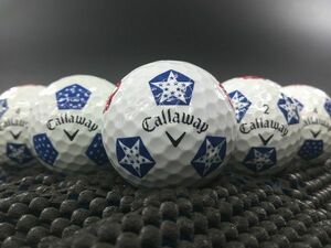 [I1A-01C] Callaway CHROME SOFT Truvis 2018年モデル スターズ＆ストライプス 25球 キャロウェイ クロムソフト ロストボール