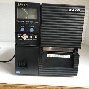 ◎ヤYS317★SATO　BARCODE　PRINTER　サトー バーコードラベルプリンター SR412-2