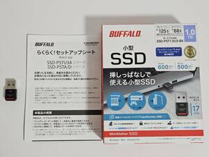 バッファロー SSD 外付け 1TB USB3.2 Gen2 読込速度 600MB/s ブラック SSD-PST1.0U3BA